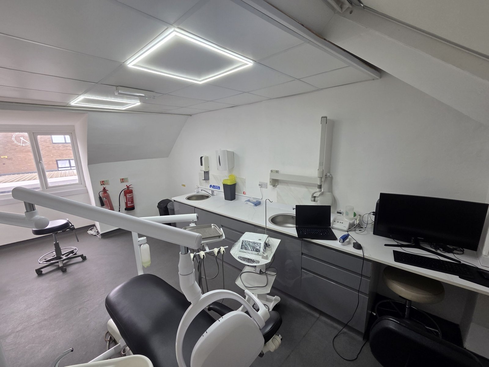Modern treatment room at Element Dental Clinic, Sheffield